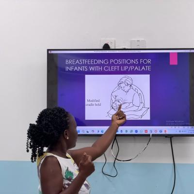 Training With Nutritionist at National Cleft Care Centre Day 1